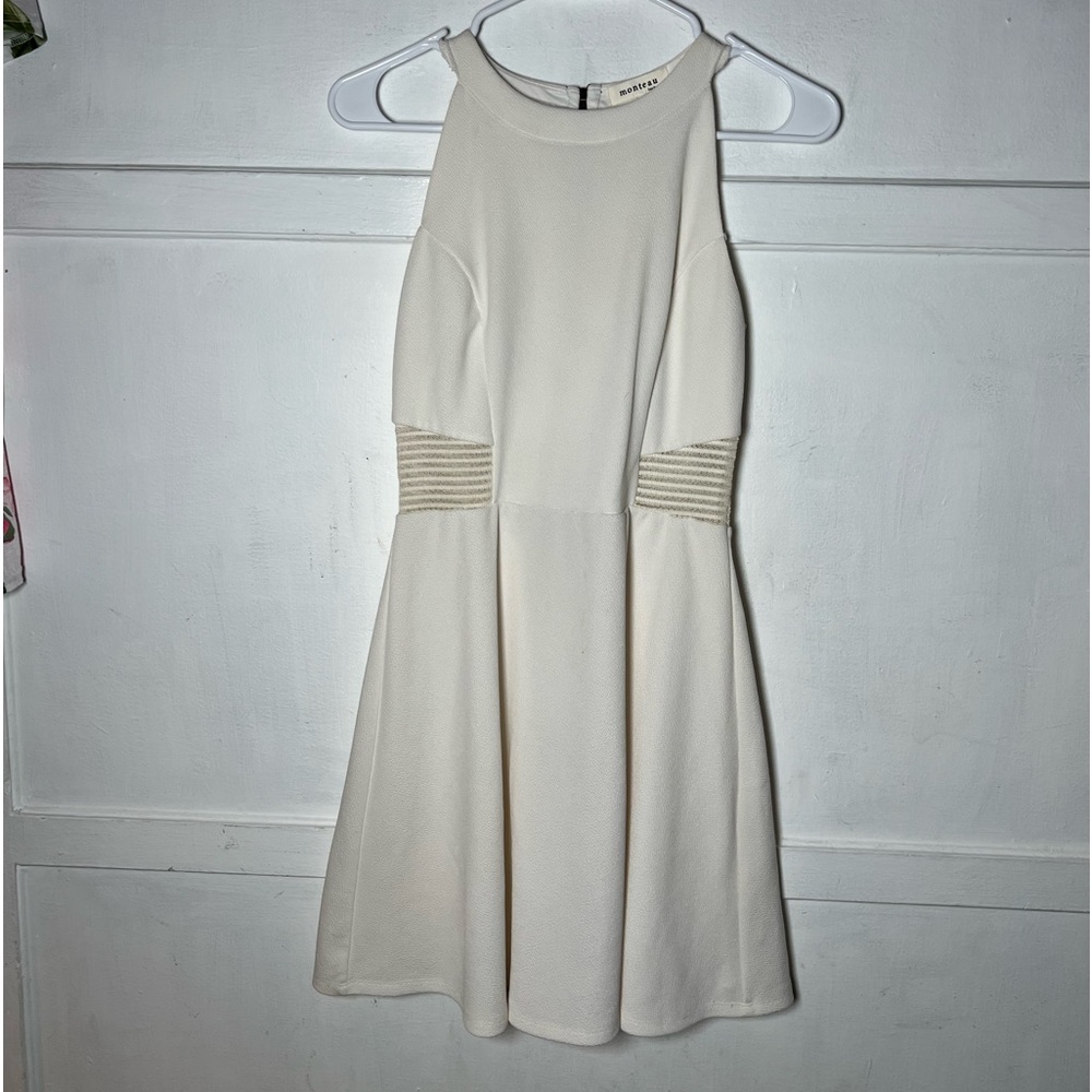 Monteau white dress